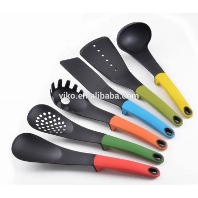 7-Piece Colorful Plastic Nylon Kitchen Utensils Set