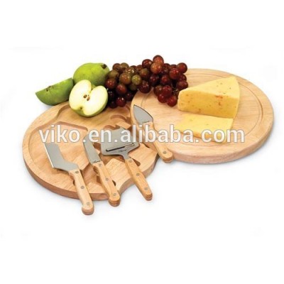 Cutlery Accessories Bamboo Cheese Board And Knife Set