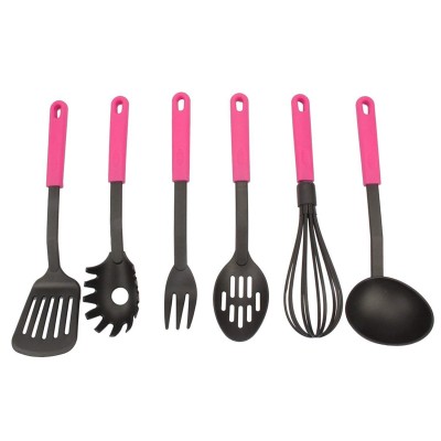 6 Piece Nylon Kitchen Utensils Cooking Tool Sets - nylon kitchen utensil set